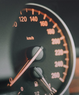 Car on Dynojet dyno at Rapid Racing performance shop